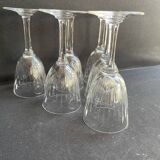 3334 - 6 Baccarat aperitif glasses, Corneille service