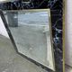 Mirror in brass and white veined black marble from the 70s