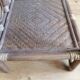 Light rattan shelf with canning