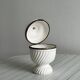 Antique white porcelain candy box