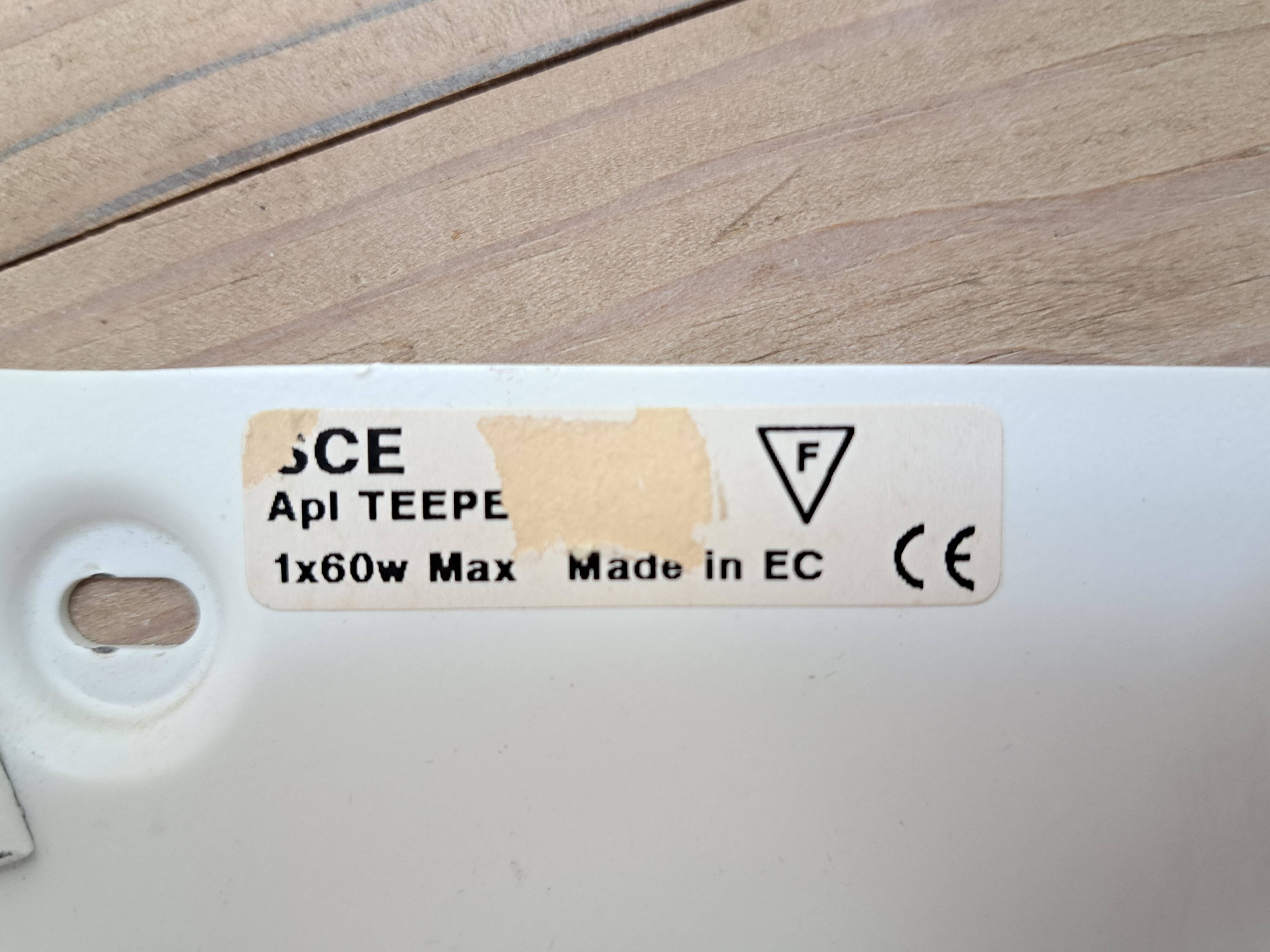 Tepee wall lamp by SCE for Habitat 80s Midcentury