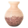 round opaline vase, pink and purple, 1940s