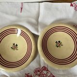 Shallow dish in earthenware from Giens