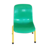 Chaise verte d'école pour enfant