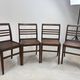 Four chairs from the Reconstruction design by René Gabriel, model 103.