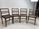 Four chairs from the Reconstruction design by René Gabriel, model 103.