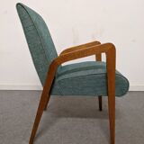 Pair of free span bridges armchairs from the 50s