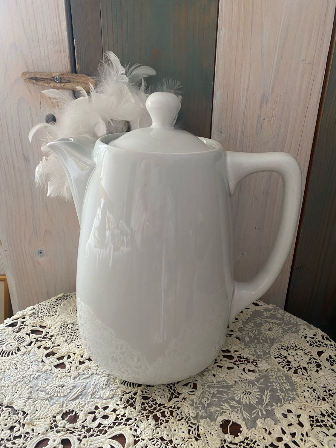 Vintage porcelain coffee pot