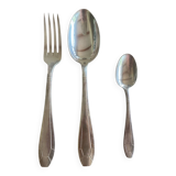 Coffret couverts métal argenté
