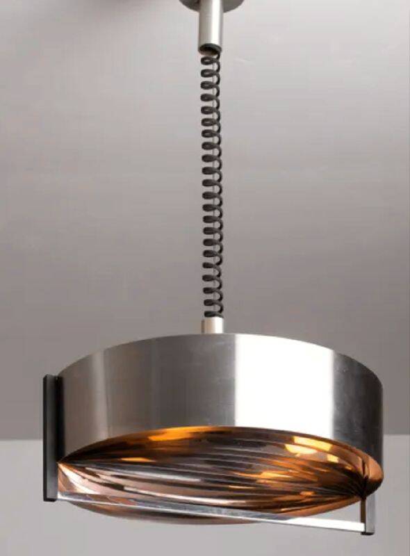 Vintage Pendant Lamp • Jean Gandelin • 1960 • Space Age