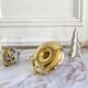 Hand candle holder or brass cellar rat