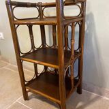 Rattan shelf