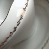 SFP service dish set - Limoges - White and golden