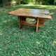 Coffee table in solid walnut