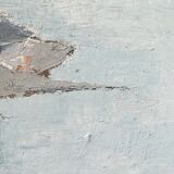 Peinture impressionniste suédoise, Erik Ström, huile sur toile, encadrée, 1962.