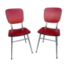 Paire de chaises rétro vintage
