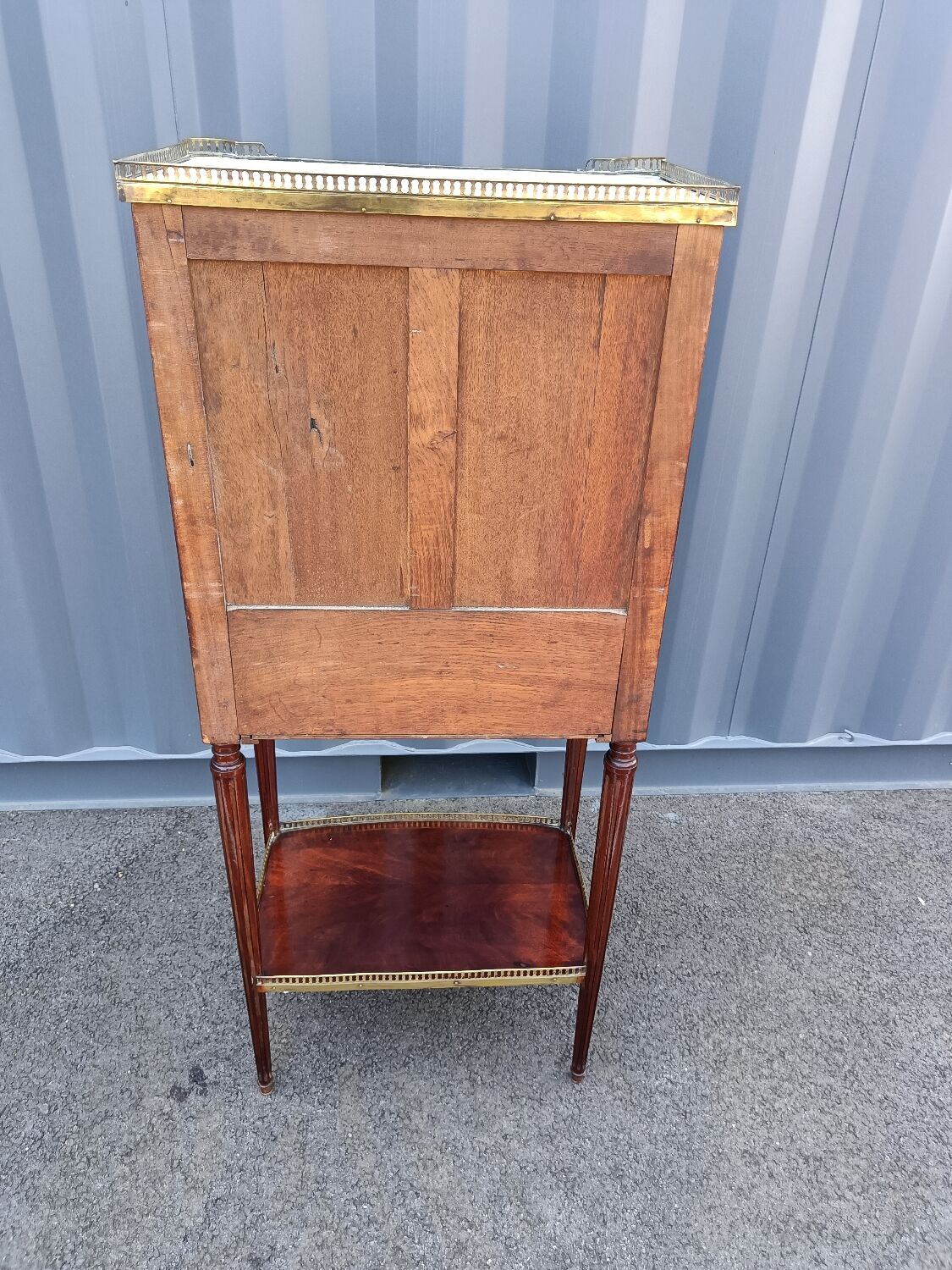 Chest of drawers style Louis XVl old marble tray
