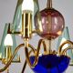 Italian Glass Chandelier, 1980s (MK9505)