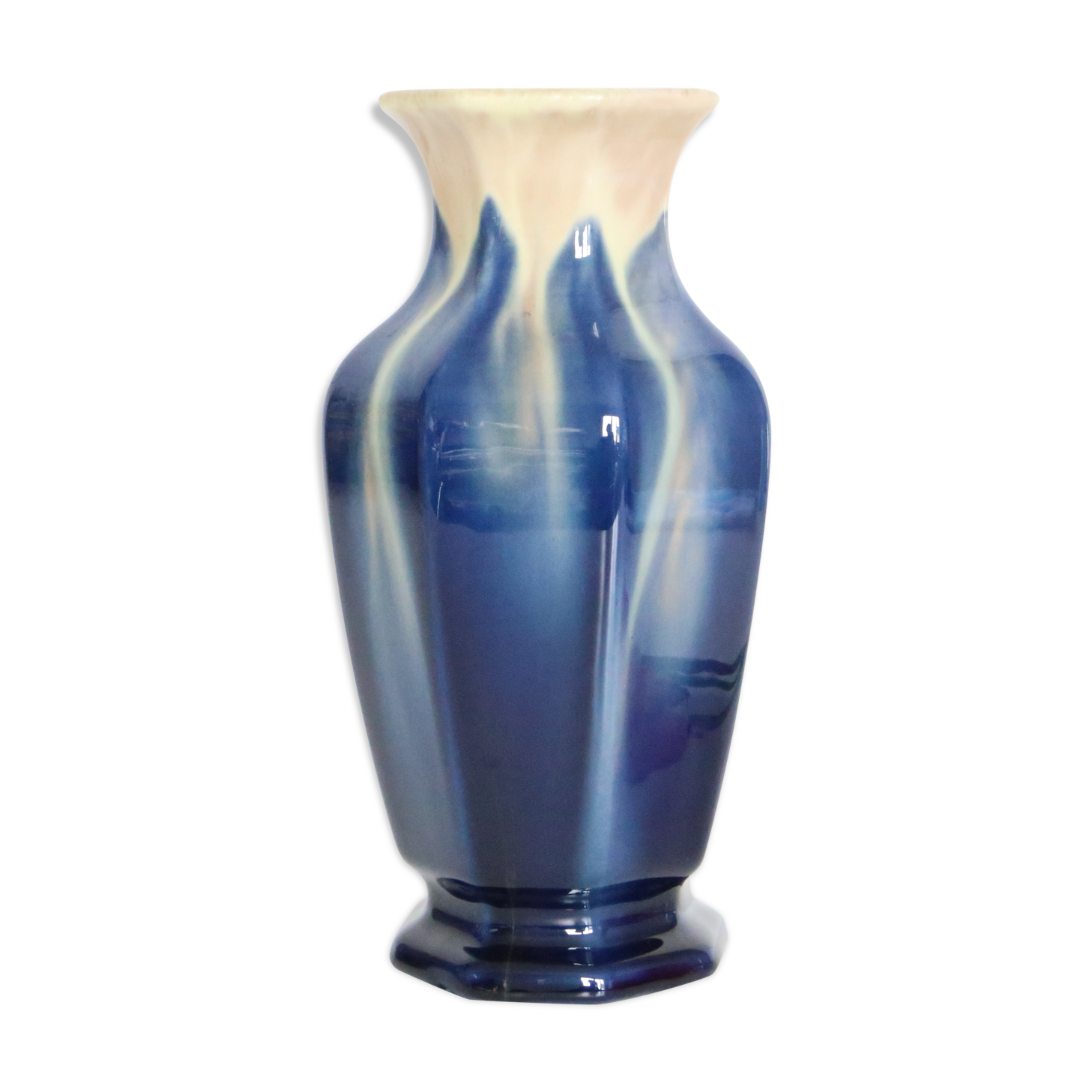De Bruyn ceramic vase, Lille, France, antique ceramics