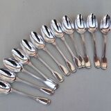 12 Silverplated teaspoons