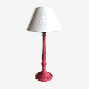 Red lamp base