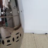 Chinese silver ceramic stool