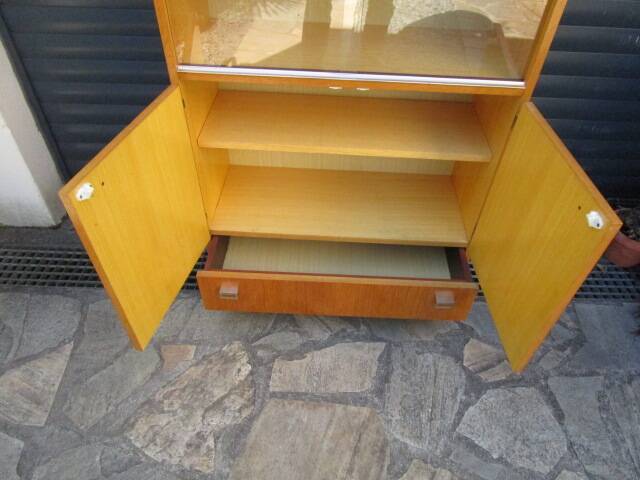 Vintage glass cabinet from the 60s