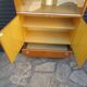 Vintage glass cabinet from the 60s