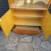 Vintage glass cabinet from the 60s