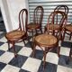 Set of 7 Thonet bistro chairs