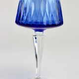 Set of 6 Bohemian crystal wine glasses