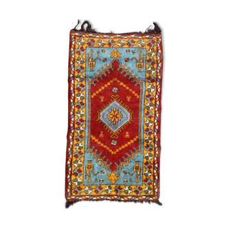 Mid-century Turkish Ushak carpet 144x82cm