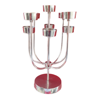 Design chandelier 9 spokes in steel