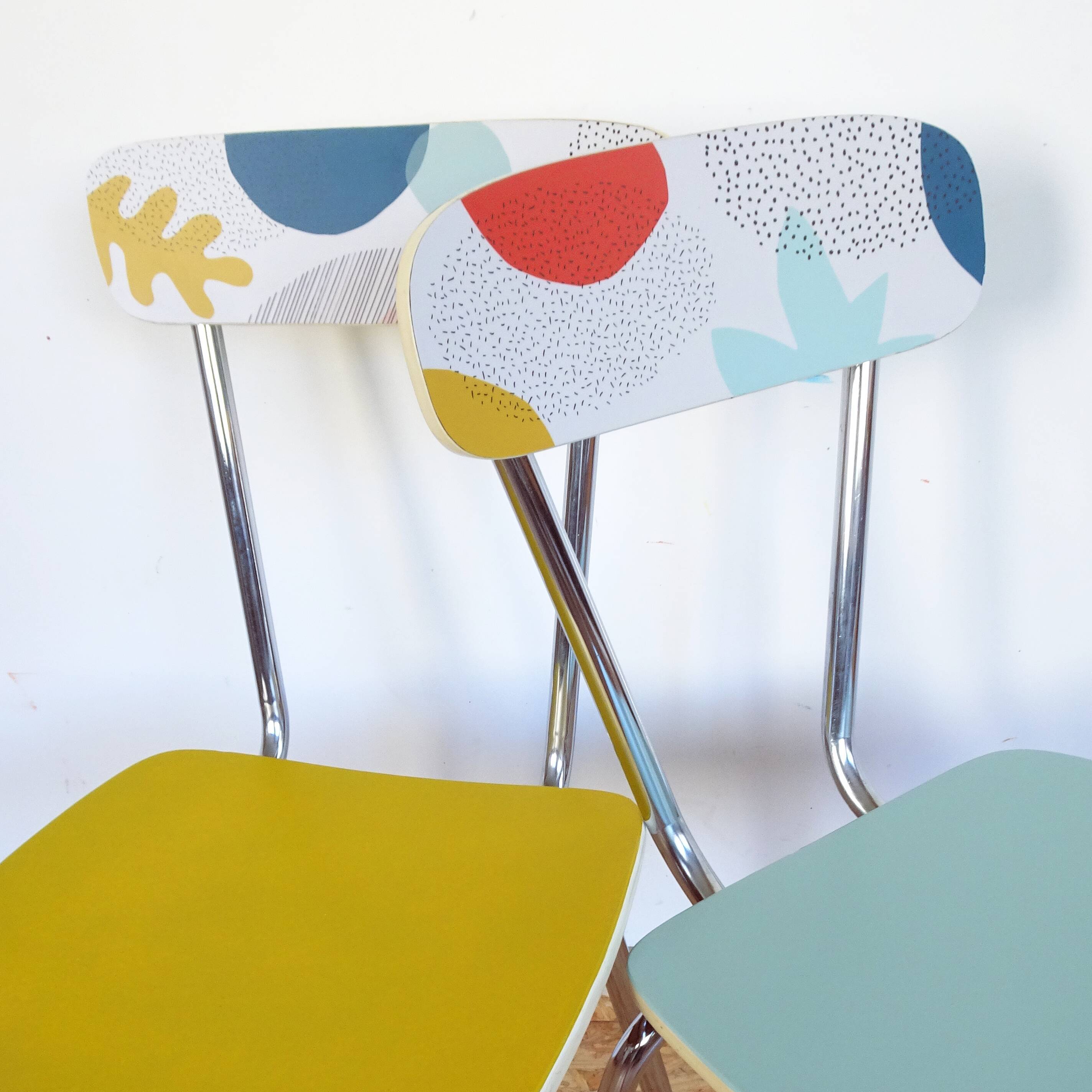 2 Formica chairs