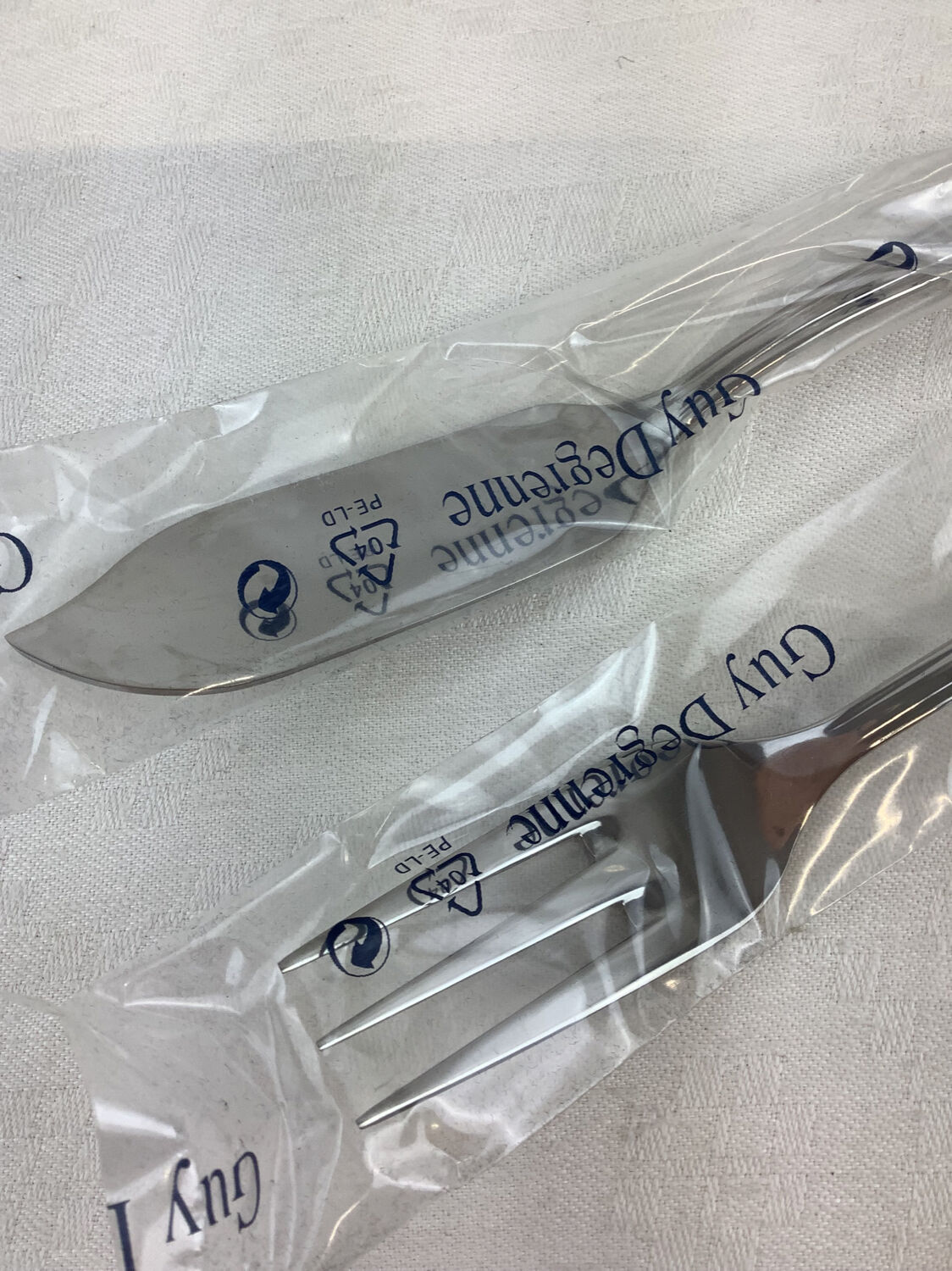 2 Guy Degrenne fish cutlery set