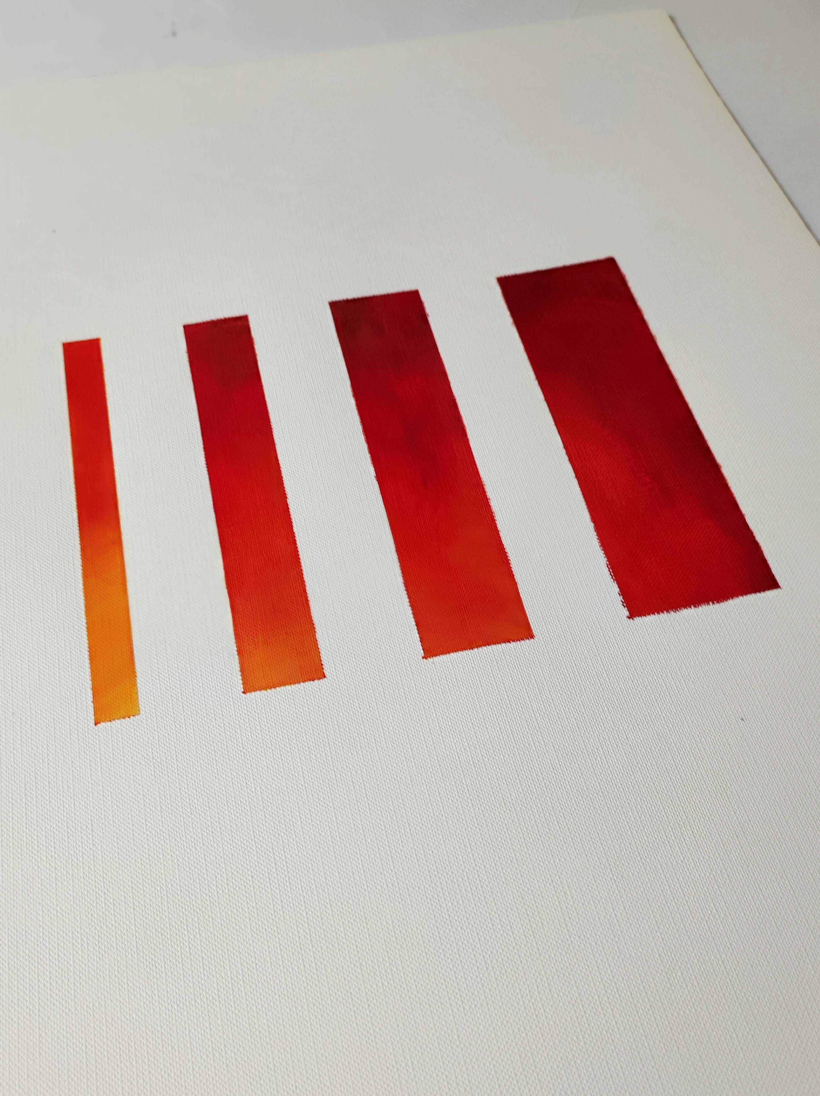Minimalist geometric painting