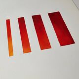 Minimalist geometric painting