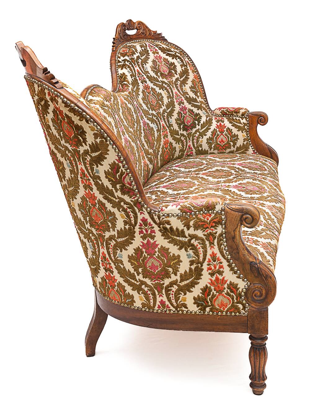 Walnut loveseat, 1930