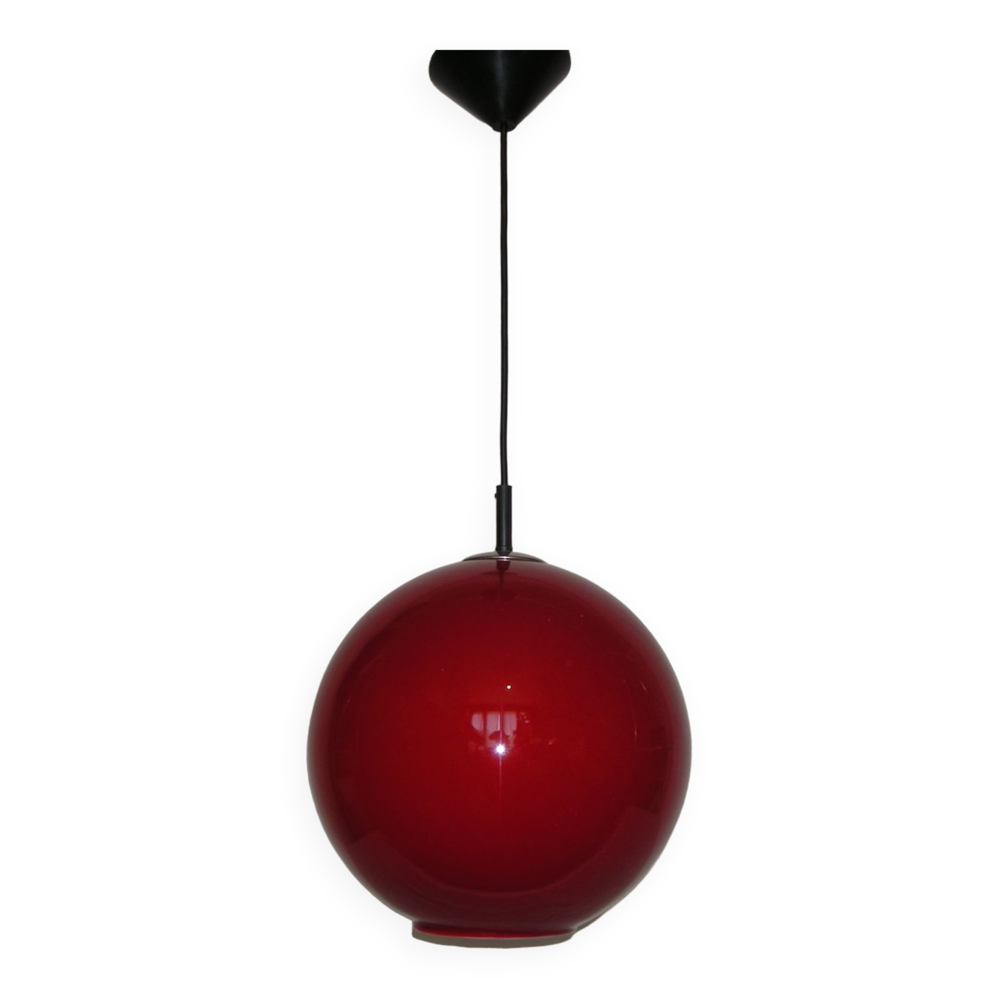Opaline spherical suspension from the 60s - 70s