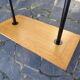 Wearing Scandinavian metal and wood wardrobe