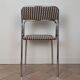 Chaise métal chromé