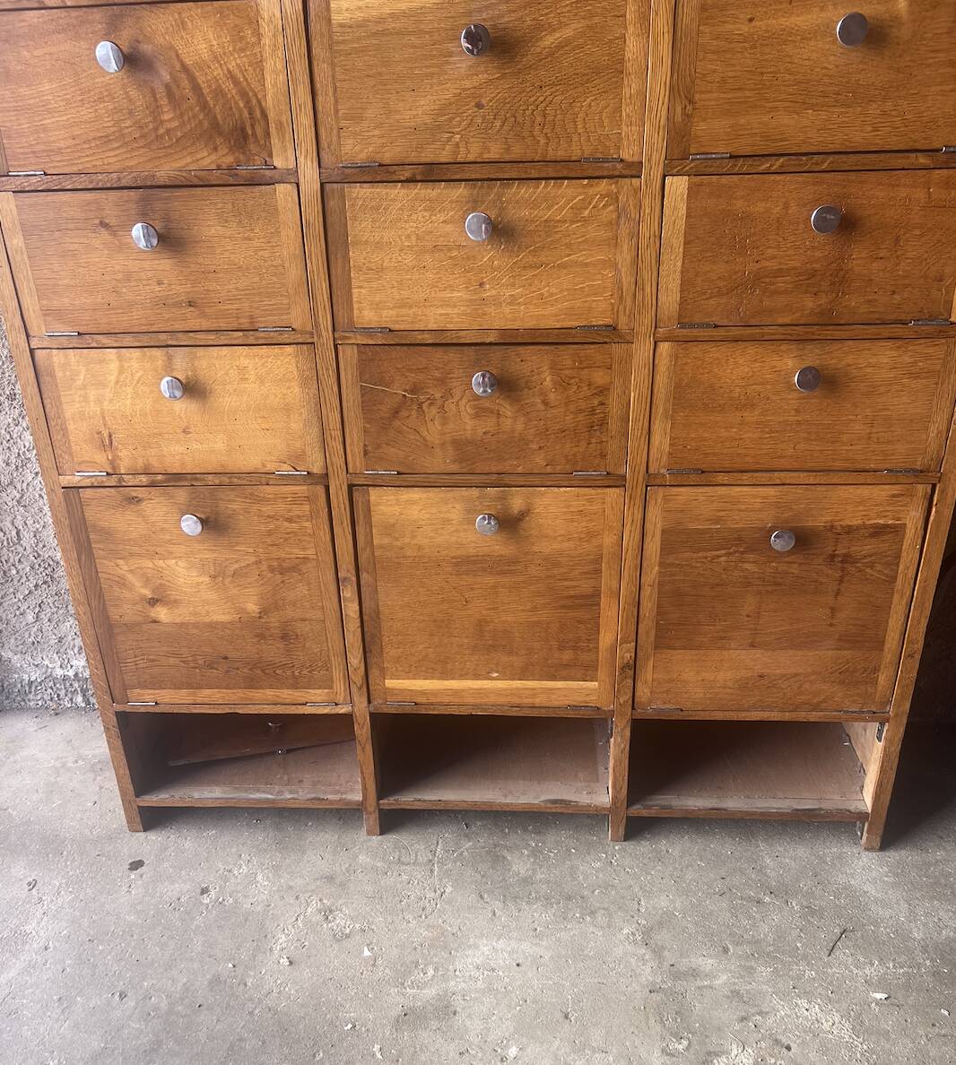 Meuble de Notaire à Clapets (meuble métier vintage)