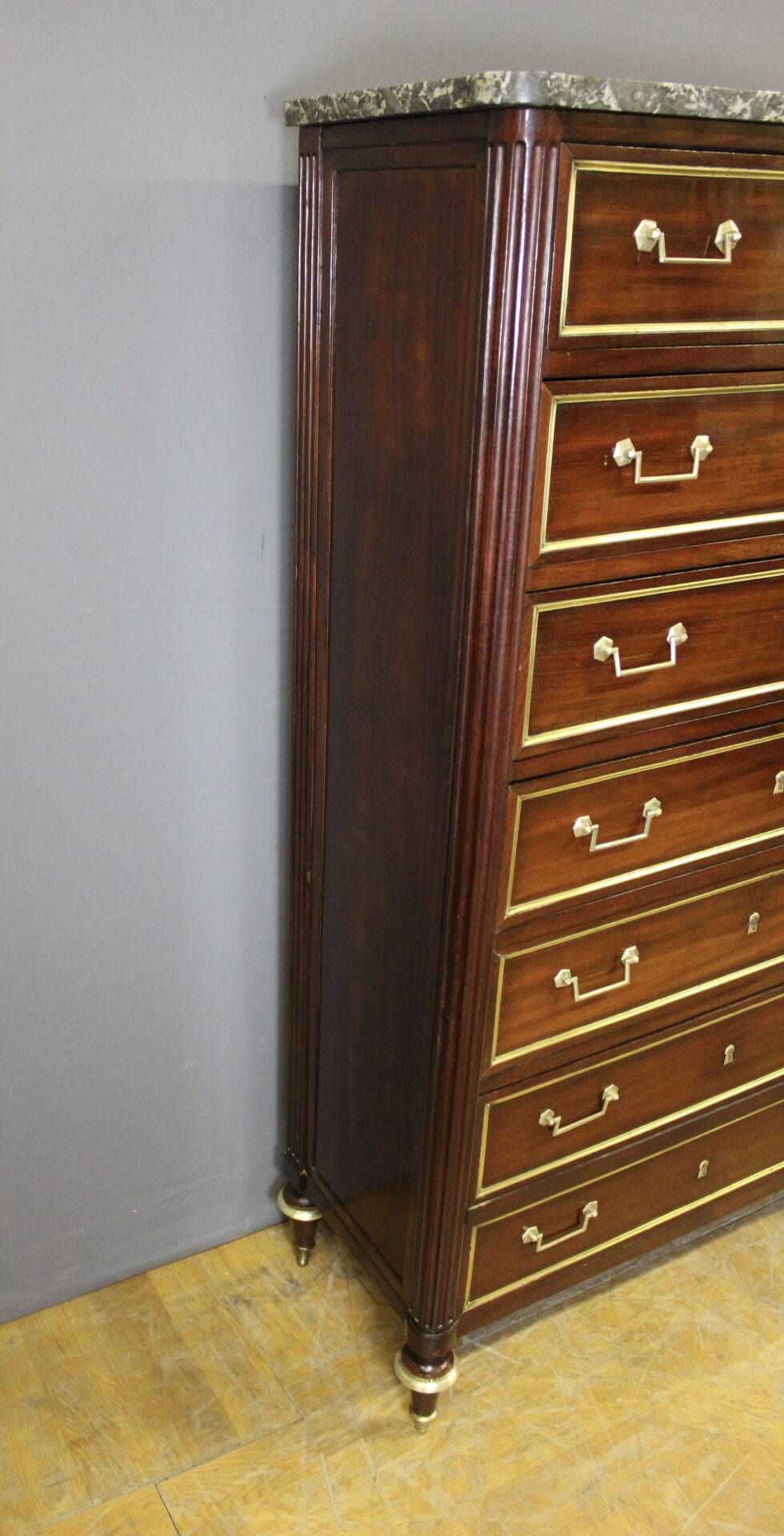 Semainier louis XVI en acajou XVIII