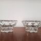 Lot de 2 bougeoirs en verre