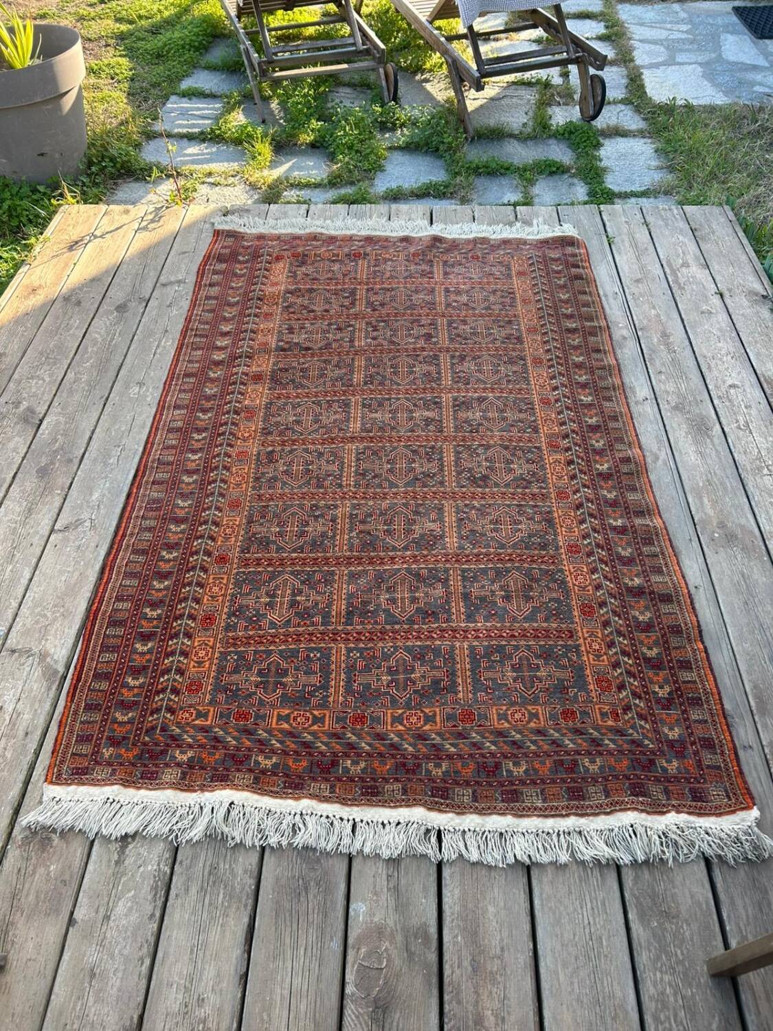Handmade Turkmen rug
