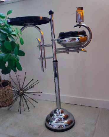Art Deco smoker's side table from the 1930s.