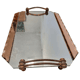 French Art Deco Glass Tray, 1930/40s