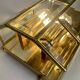 Italian brass wall lights, 1980s