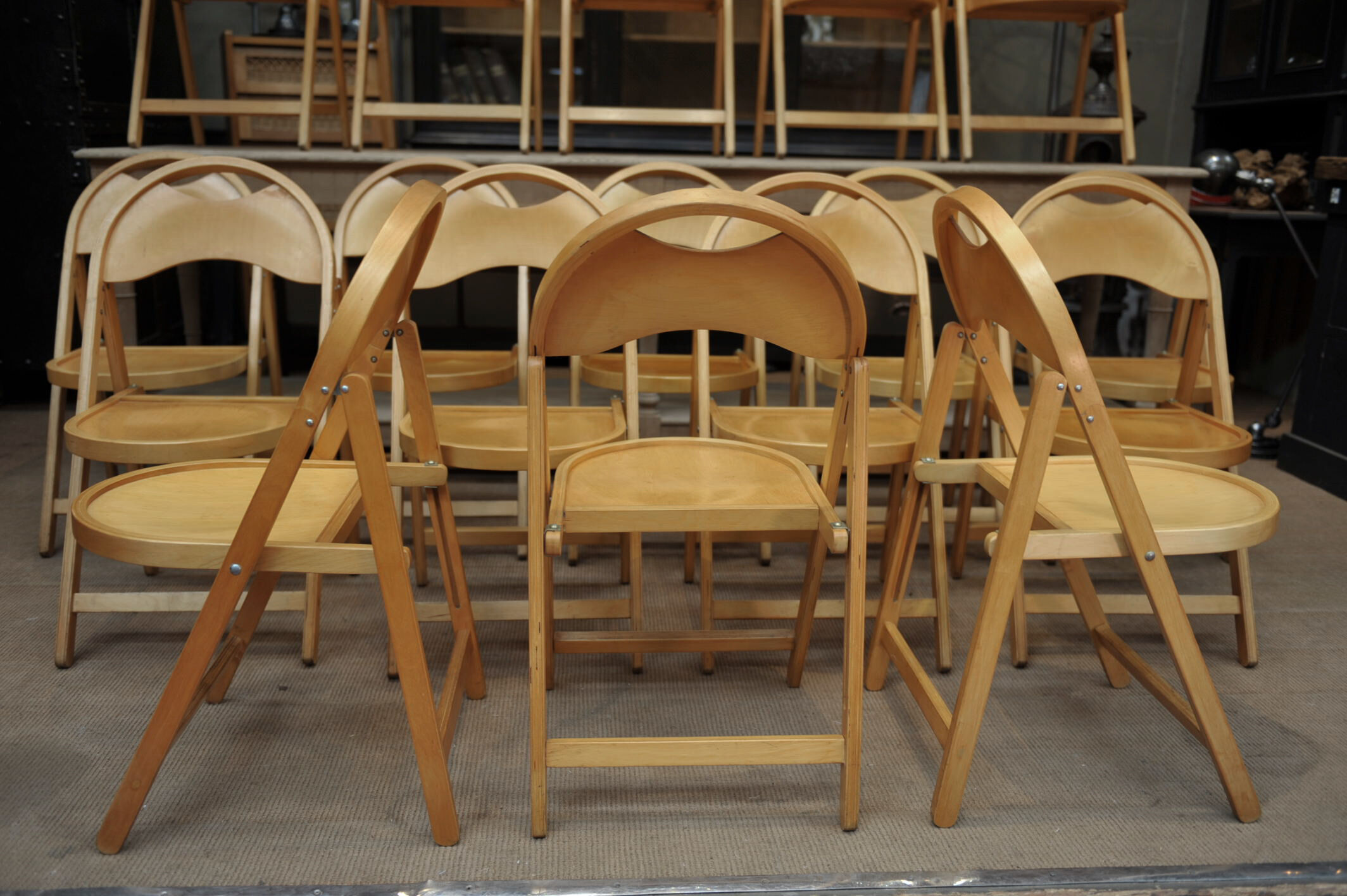 Old folding chairs OTK 1950s