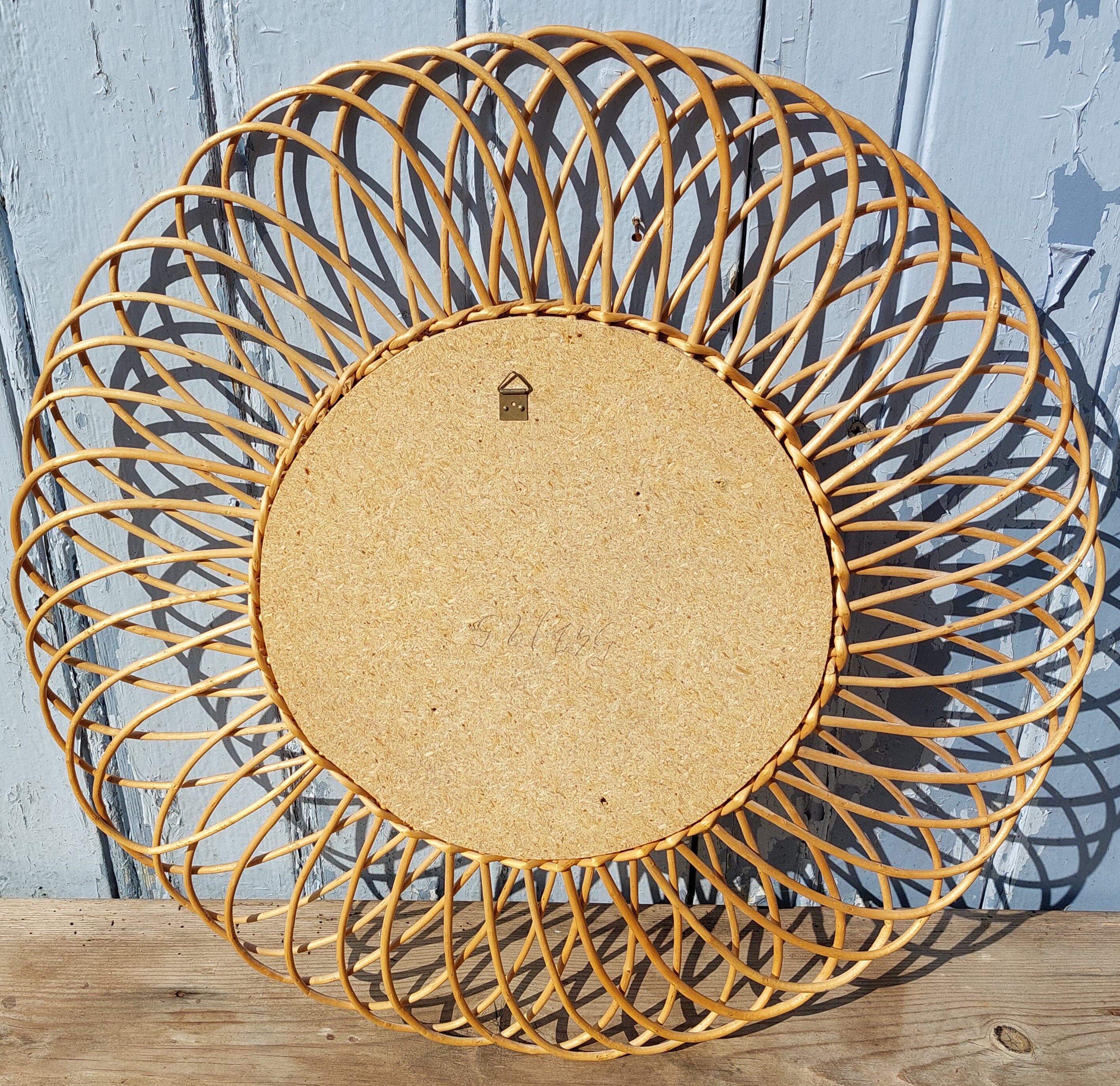 Wicker mirror 49 x 49 cm